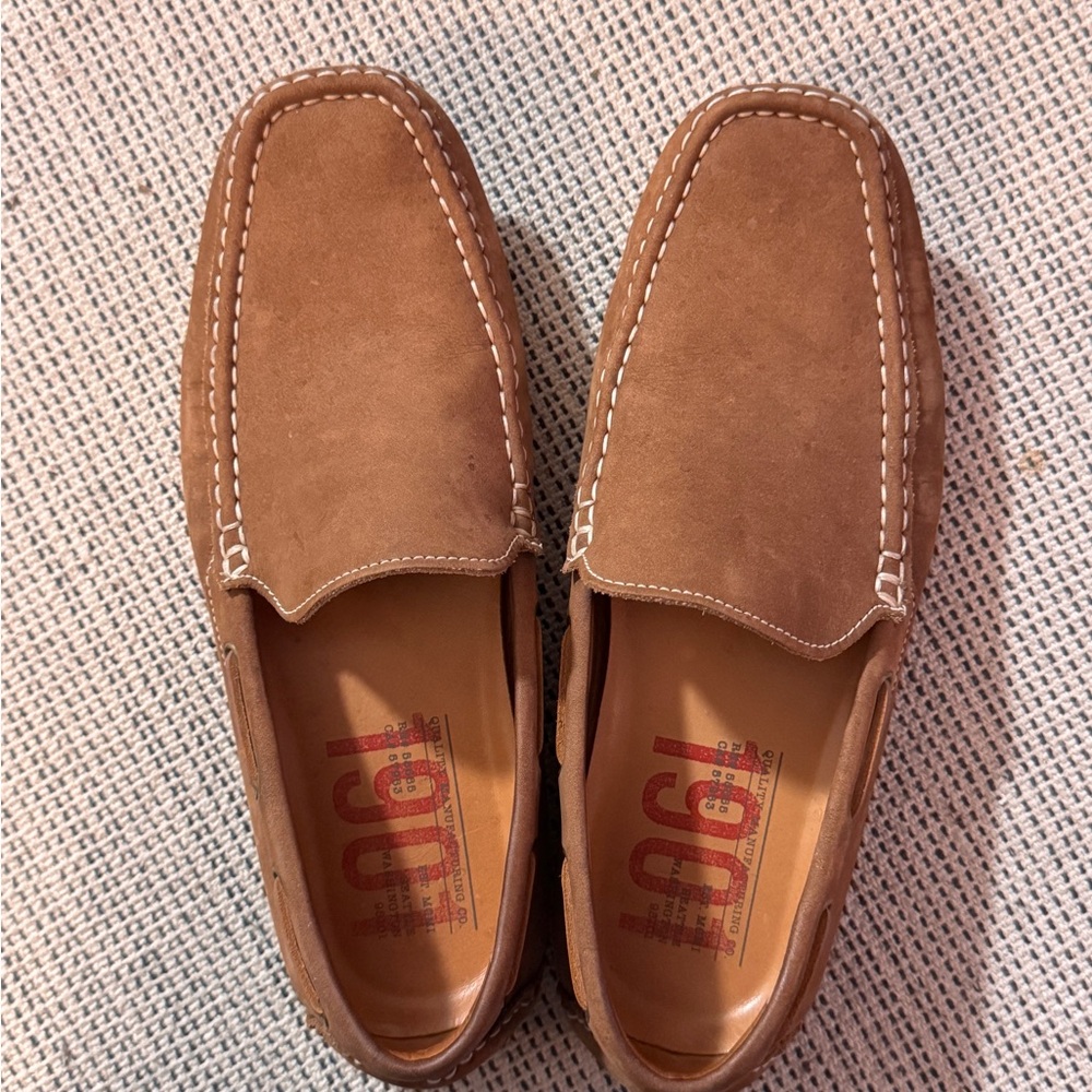Men's Brown Suede Loafers